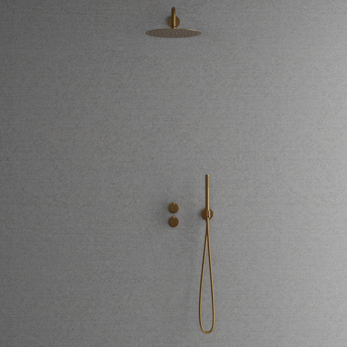 Scandtap Harmonized 2x Sand - inbyggd duschblandare