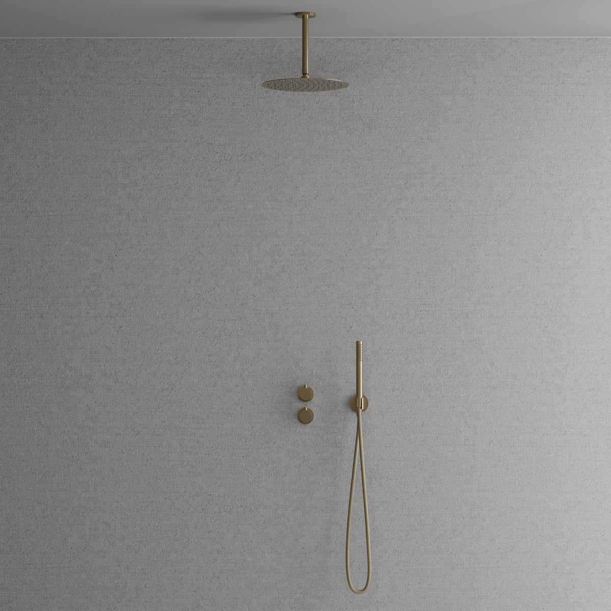 Scandtap Harmonized 2z Champagne - inbyggd duschblandare