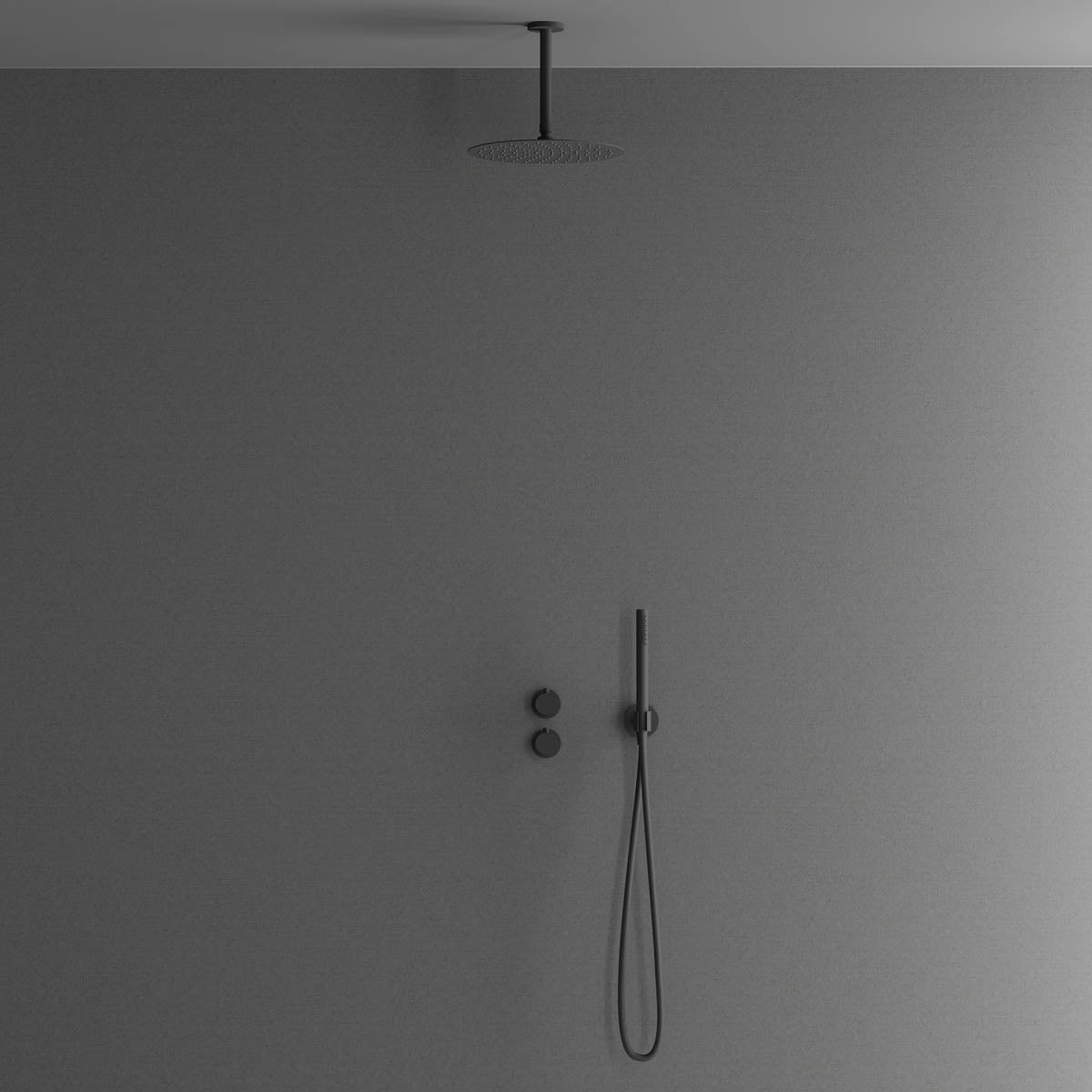 Scandtap Harmonized 2z Coal - inbyggd duschblandare