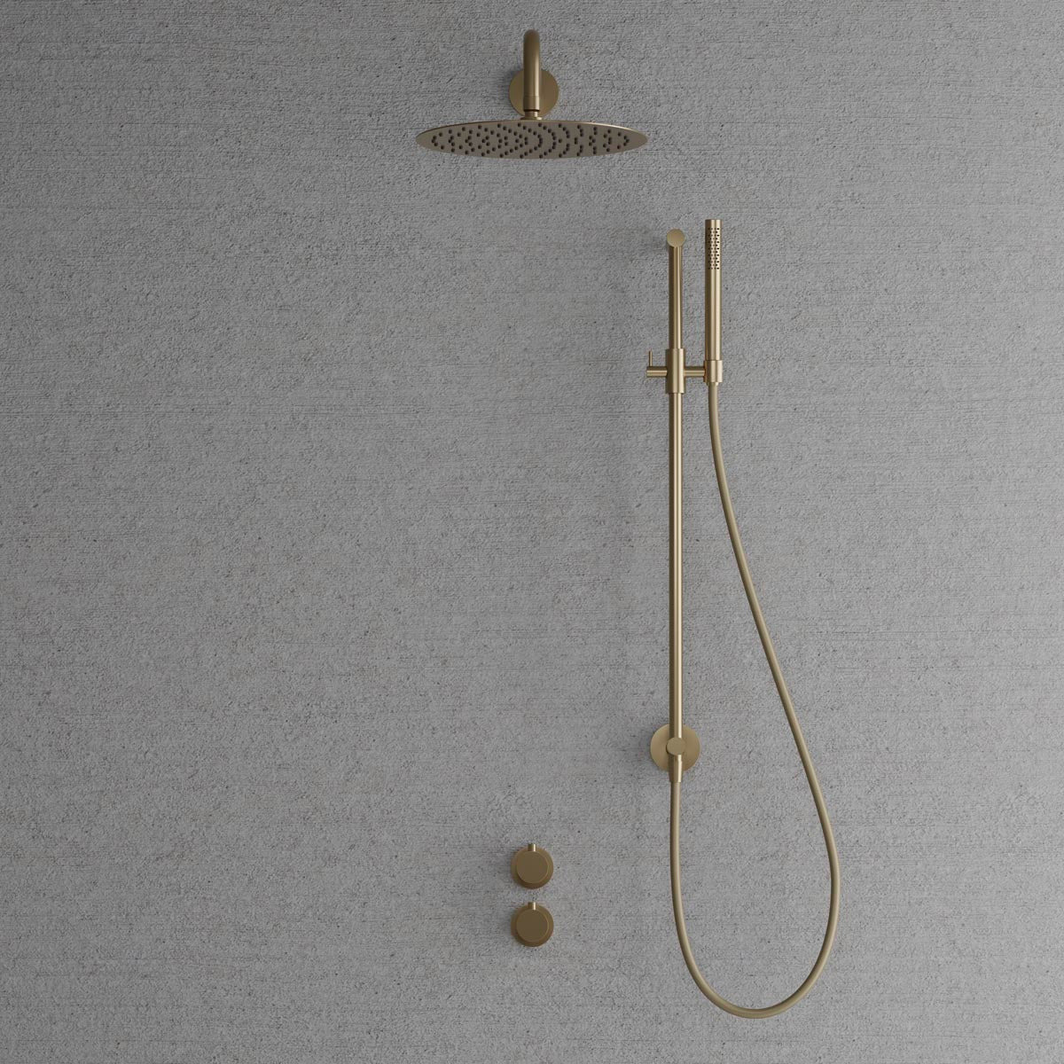 Scandtap Harmonized 5x Champagne - inbyggd duschblandare