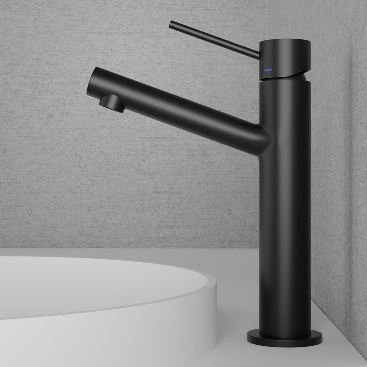 Scandtap Vector Medium Black - tvättställsblandare