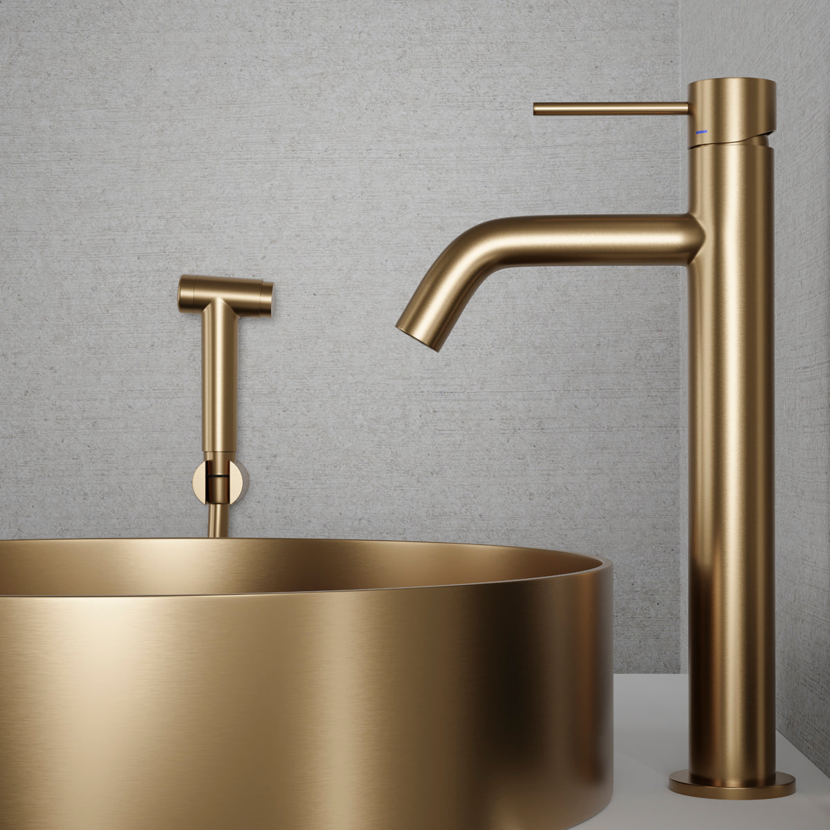 Tvättställsblandare Scandtap Voyage High B Sand