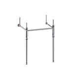 Ställning Burlington Guild för 62 cm tvättställ Krom