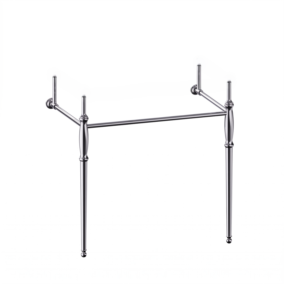 Ställning Burlington Guild för 85 cm tvättställ Krom