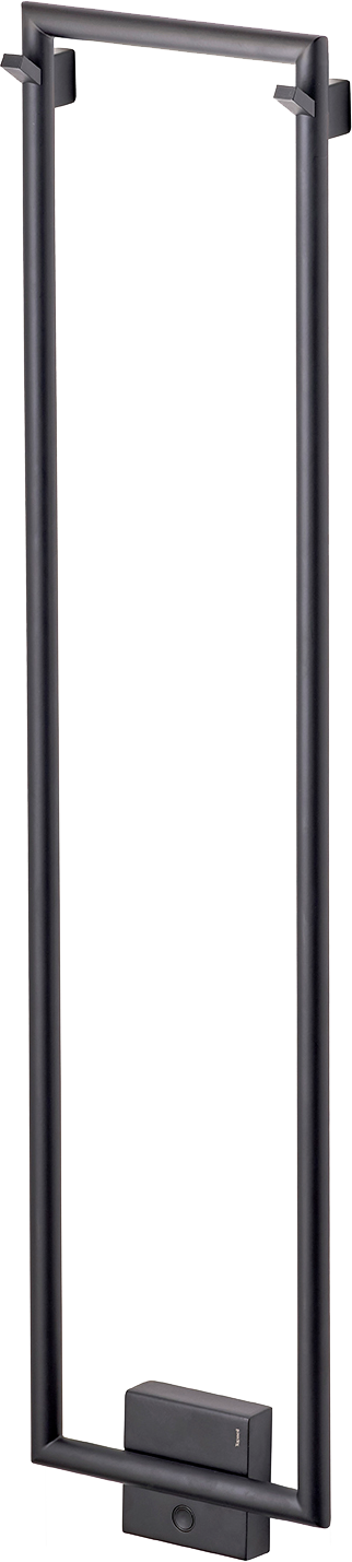 Måttritning – Handdukstork Tapwell TW800-200 Mattsvart