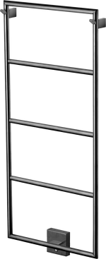 Handdukstork Tapwell TW800-400 Brushed black chrome