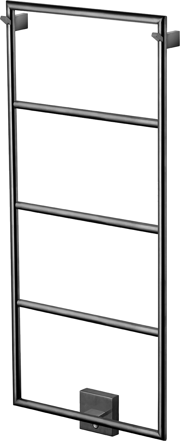Handdukstork Tapwell TW800-400 Brushed black chrome