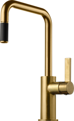 Tapwell Köksblandare ARM577 low Brushed honey gold