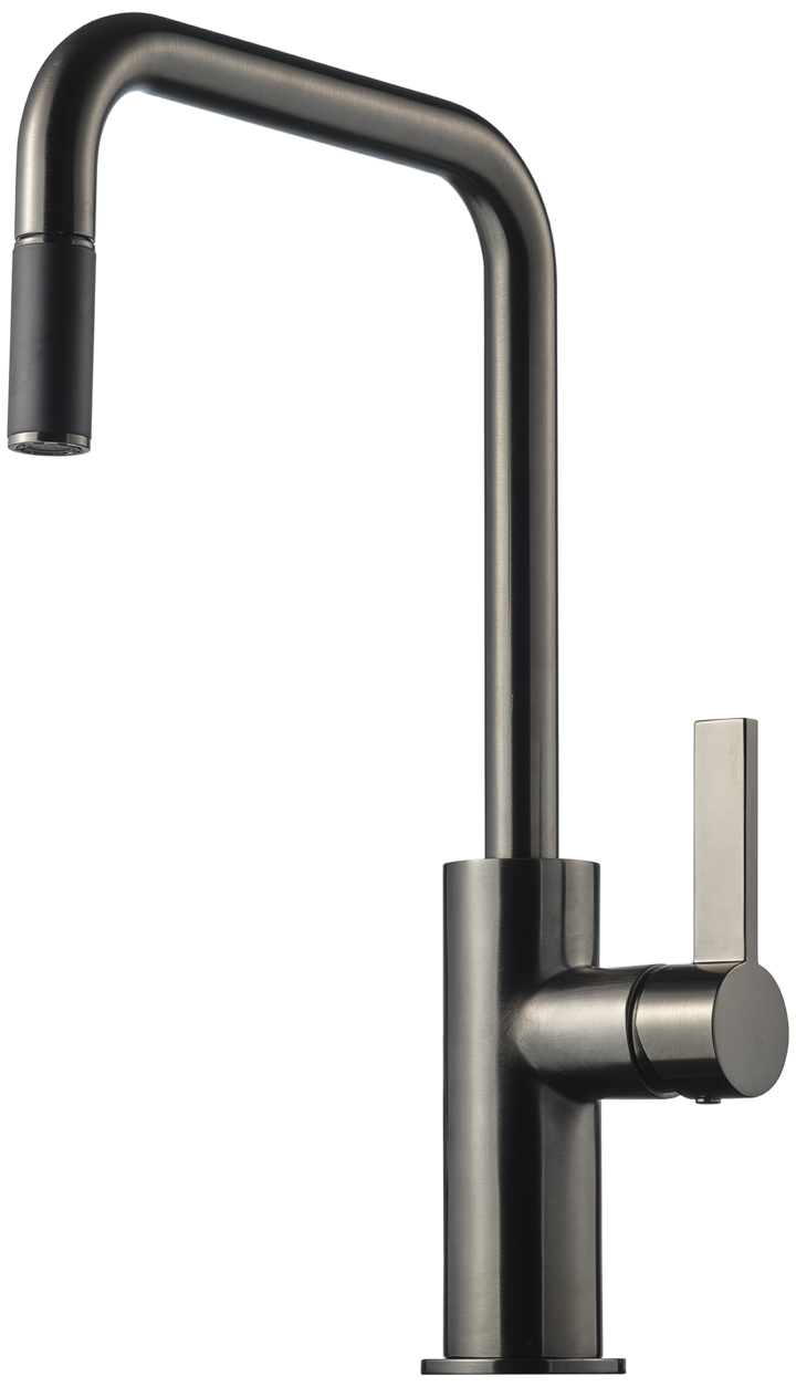 Köksblandare Tapwell ARM985 Brushed black chrome