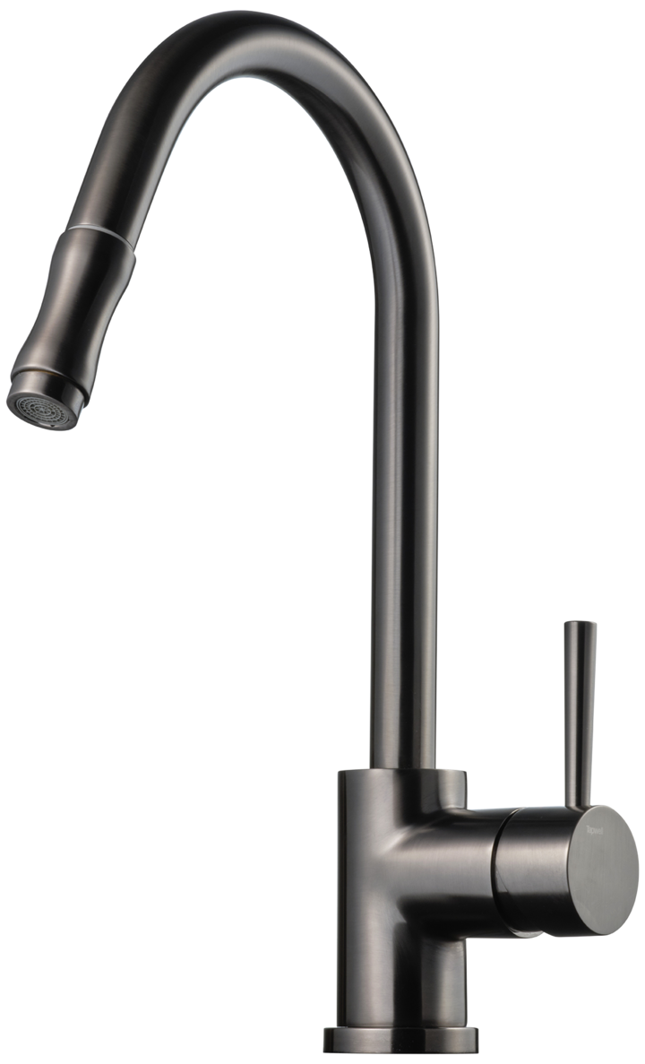 Köksblandare Tapwell EVO185 Brushed black chrome