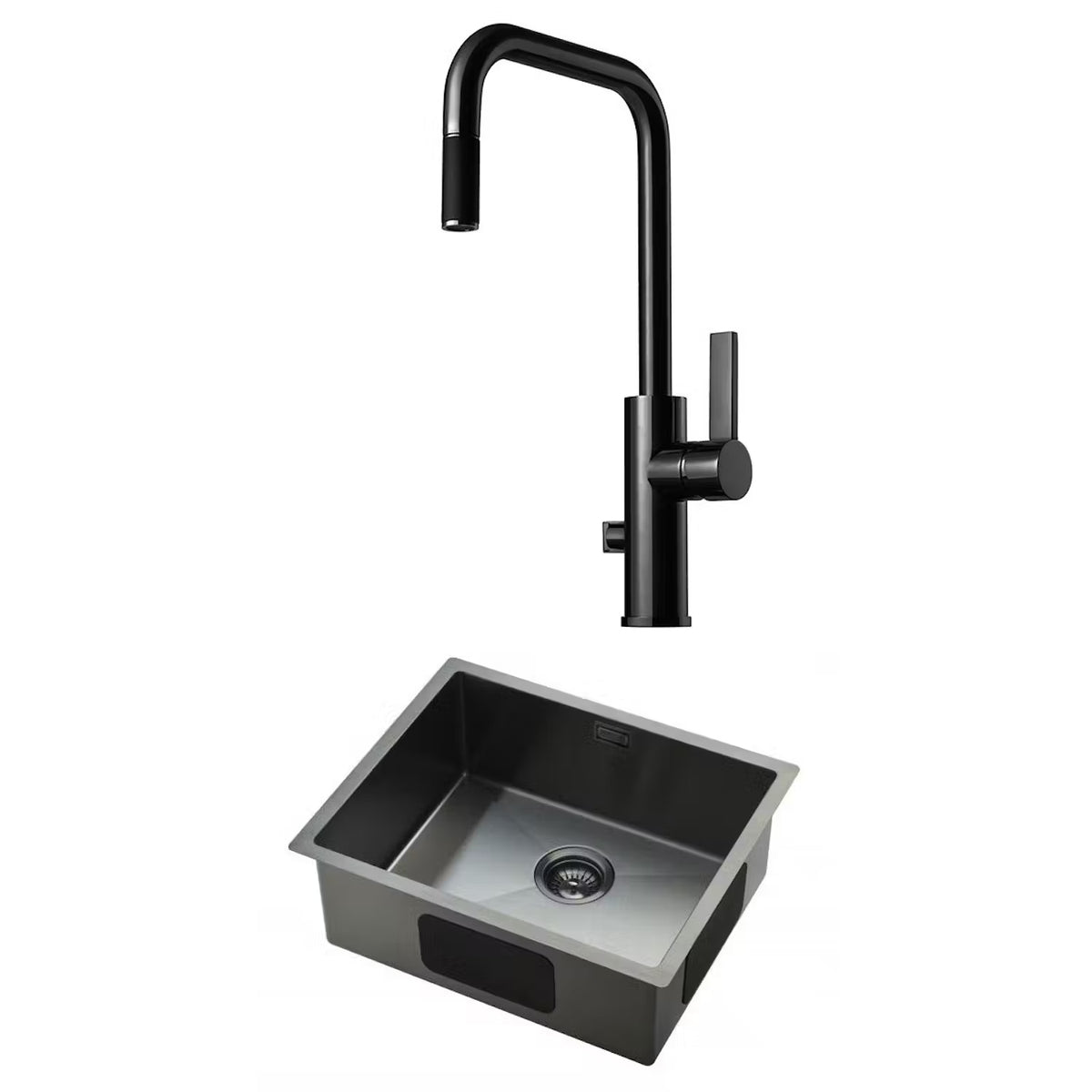 Paket Köksblandare ARM887 och Diskho 5040 Black chrome