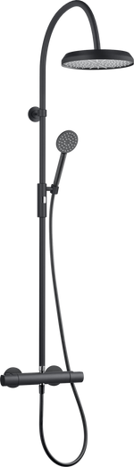 Måttritning – Takdusch Tapwell ARM5300-160 Mattsvart