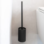 Toalettborste Solid Mattsvart Beslag Design bild 2