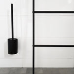 Toalettborste Solid Mattsvart Beslag Design bild 4