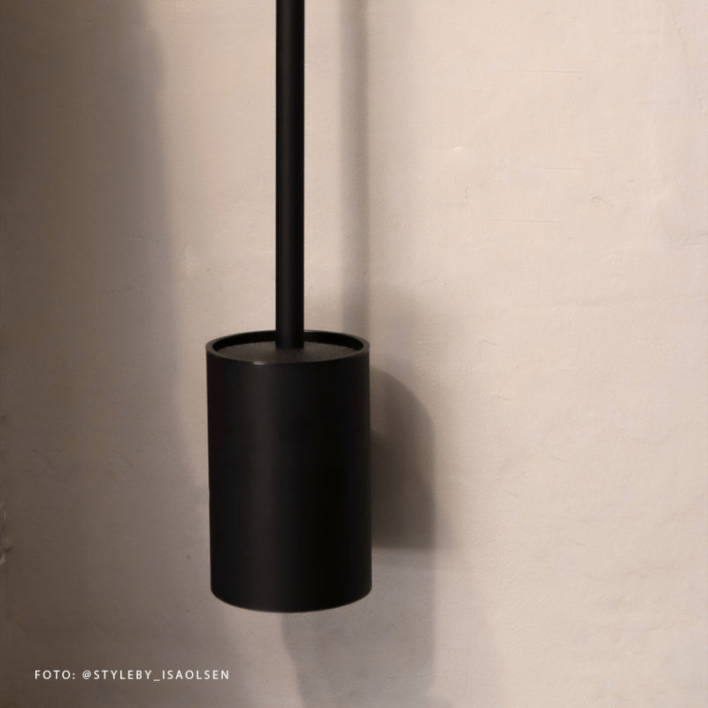 Toalettborste Solid Mattsvart Beslag Design bild 5