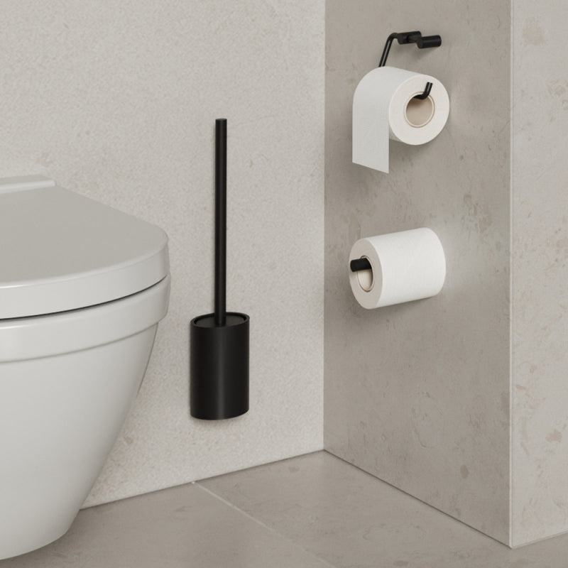 Toalettborste Stay Mattsvart Beslag Design bild 3