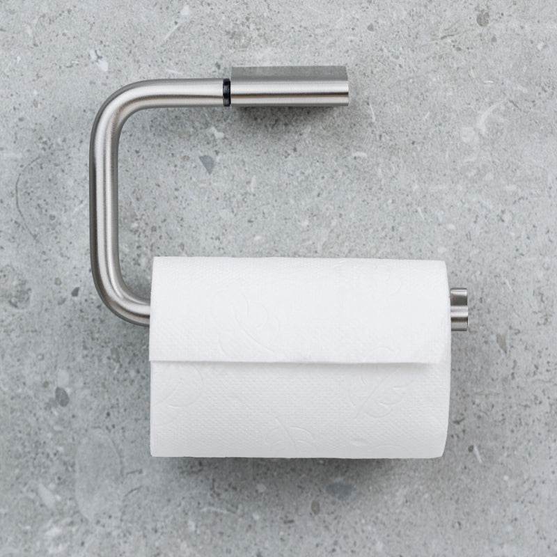 Toalettpappershållare Flow Borstad nickel Beslag Design bild 3