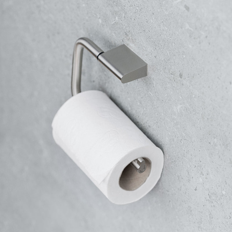 Toalettpappershållare Flow Borstad nickel Beslag Design bild 4