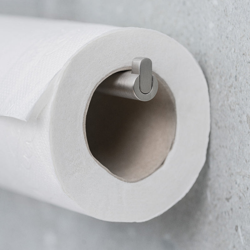 Toalettpappershållare Flow Borstad nickel Beslag Design bild 5