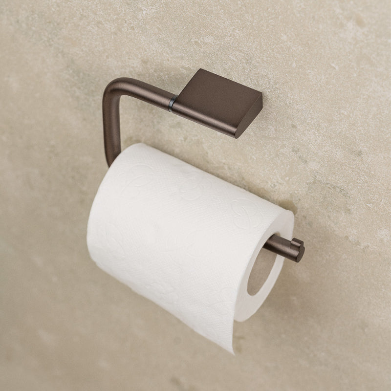 Toalettpappershållare Flow Brunerad mässing Beslag Design bild 3