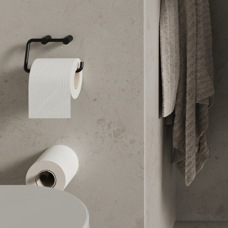 Toalettpappershållare Stay Mattsvart Beslag Design bild 5
