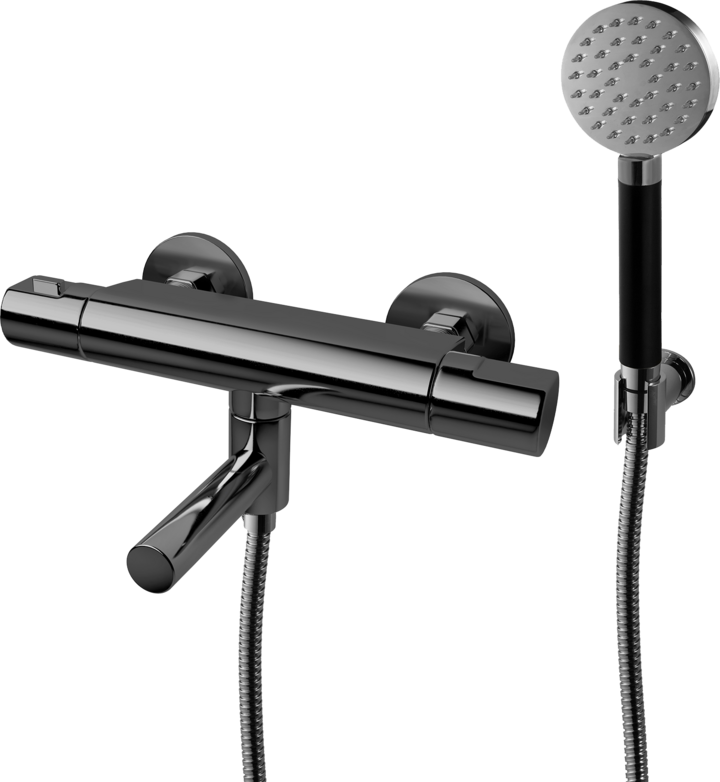 Trendbo Tapwell Badkarsblandare ARM026-160 Black Chrome 9426640