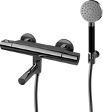Trendbo Tapwell Badkarsblandare ARM026-160 Black Chrome 9426640