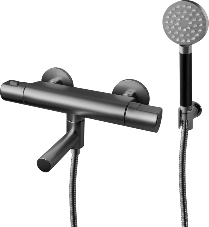 Trendbo Tapwell Badkarsblandare ARM026-160 Brushed Black Chrome 9426642