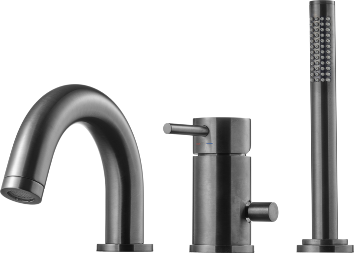 Trendbo Tapwell Badkarsblandare BI047 Brushed Black Chrome 9420856