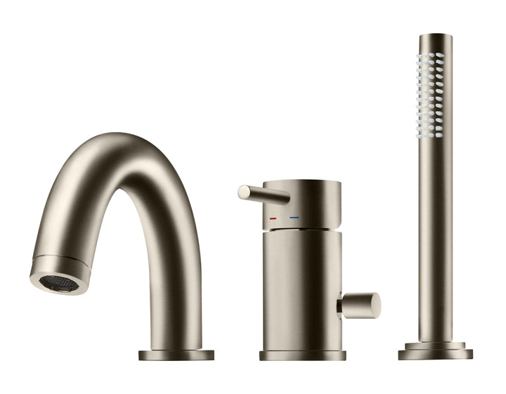 Trendbo Tapwell Badkarsblandare BI047 Brushed Nickel 9422111