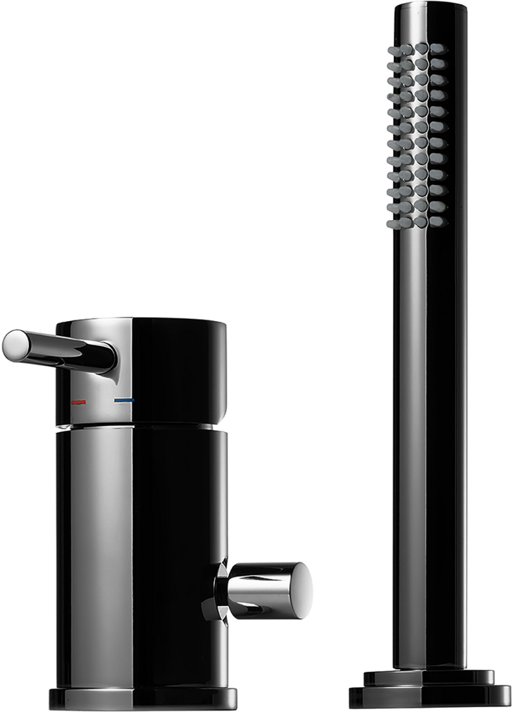 Trendbo Tapwell Badkarsblandare BI048 Black Chrome 9421913
