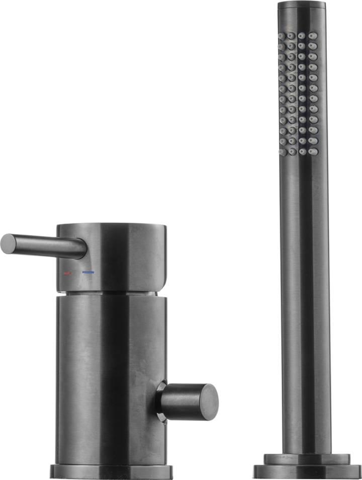 Trendbo Tapwell Badkarsblandare BI048 Brushed Black Chrome 9422612
