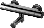 Trendbo Tapwell Badkarsblandare EVM022-160 Black Chrome 9419387