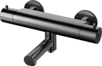 Trendbo Tapwell Badkarsblandare EVM022-160 Brushed Black Chrome 9422768