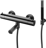Trendbo Tapwell Badkarsblandare EVM026-160 Brushed Black Chrome 9422770
