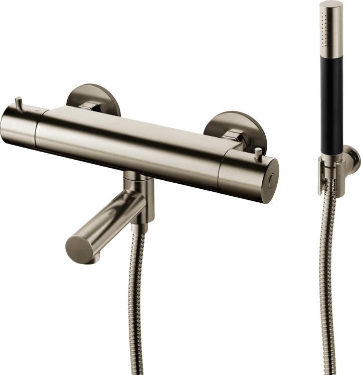 Trendbo Tapwell Badkarsblandare EVM026-160 Brushed Nickel 9421011