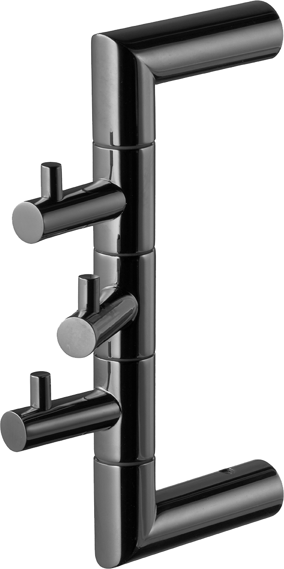 Handdukskrok Tapwell TA253 Black Chrome