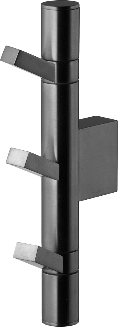 Handdukskrok Tapwell TA263 Brushed Black Chrome