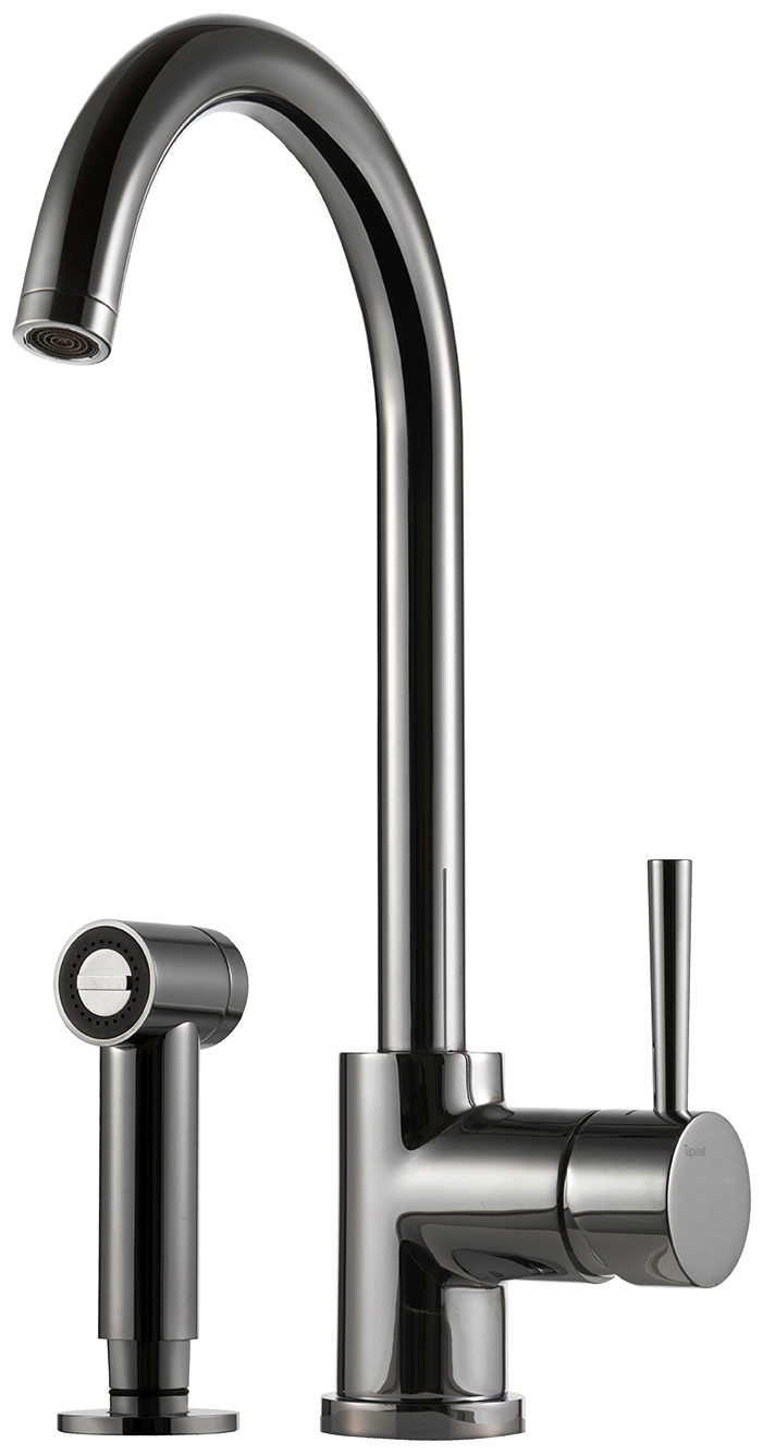 Trendbo Tapwell Köksblandare EVO200 Black Chrome 9425663