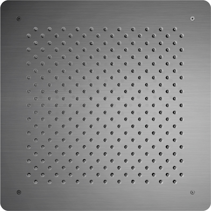 Taksil Tapwell ZSOF098 , 500x500 mm Brushed Black Chrome
