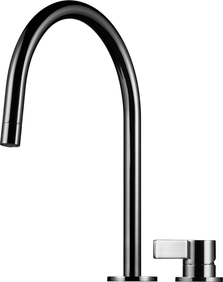 Trendbo Tapwell Tvättställsblandare ARM003 Black Chrome 9428826