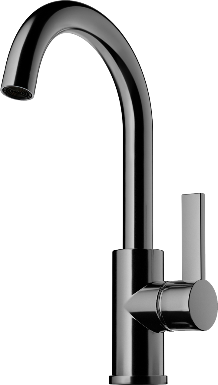 Trendbo Tapwell Tvättställsblandare ARM078 Black Chrome 9424419
