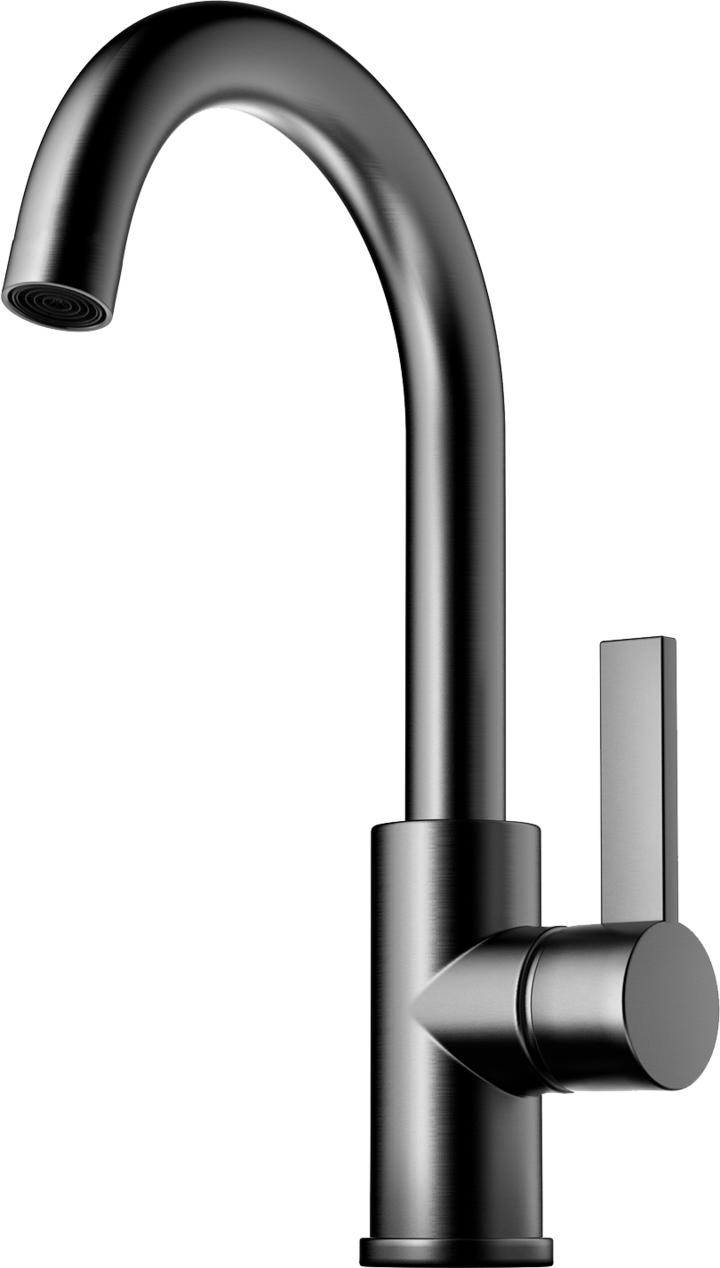 Trendbo Tapwell Tvättställsblandare ARM078 Brushed Black Chrome 9424421