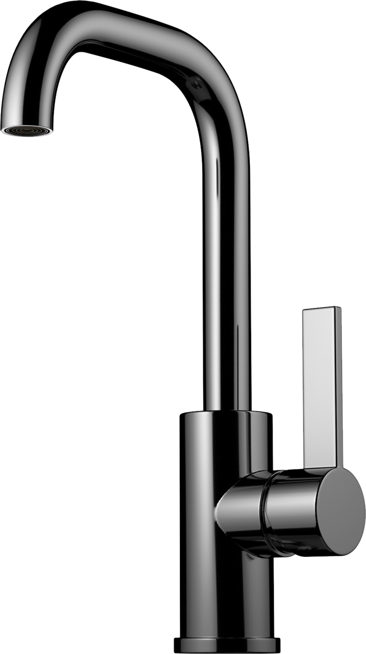 Trendbo Tapwell Tvättställsblandare ARM878 Black Chrome 9424428