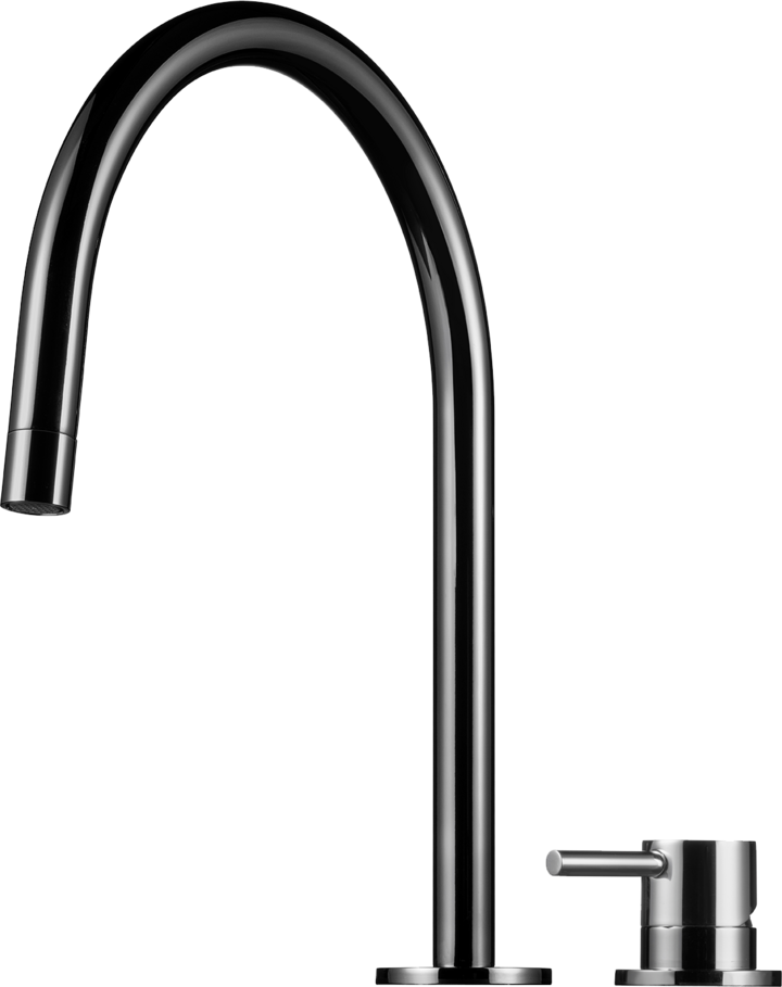 Trendbo Tapwell Tvättställsblandare EVM003 Black Chrome 9428814
