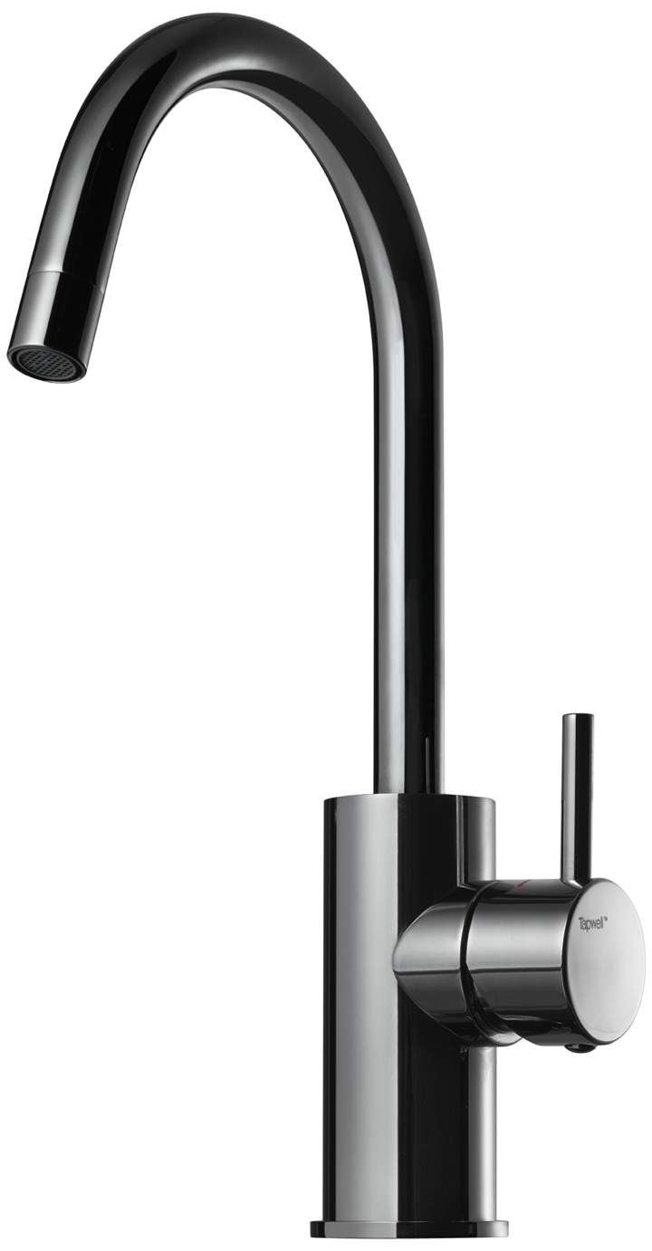 Trendbo Tapwell Tvättställsblandare EVM078 Black Chrome 9423481