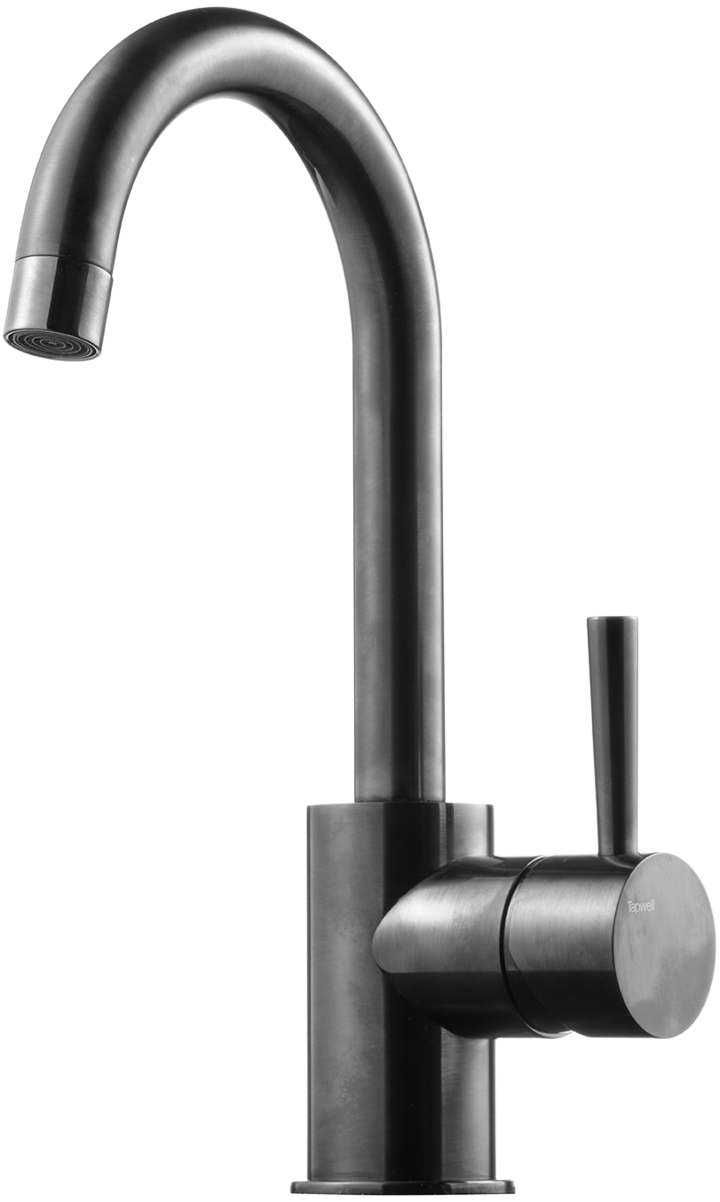 Trendbo Tapwell Tvättställsblandare EVO078 Brushed Black Chrome 9424356