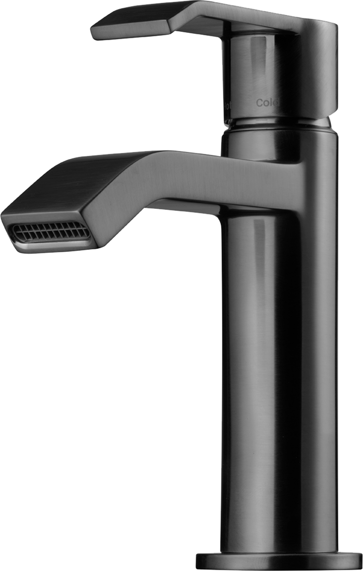 Trendbo Tapwell Tvättställsblandare VIC071 Brushed Black Chrome 9424397