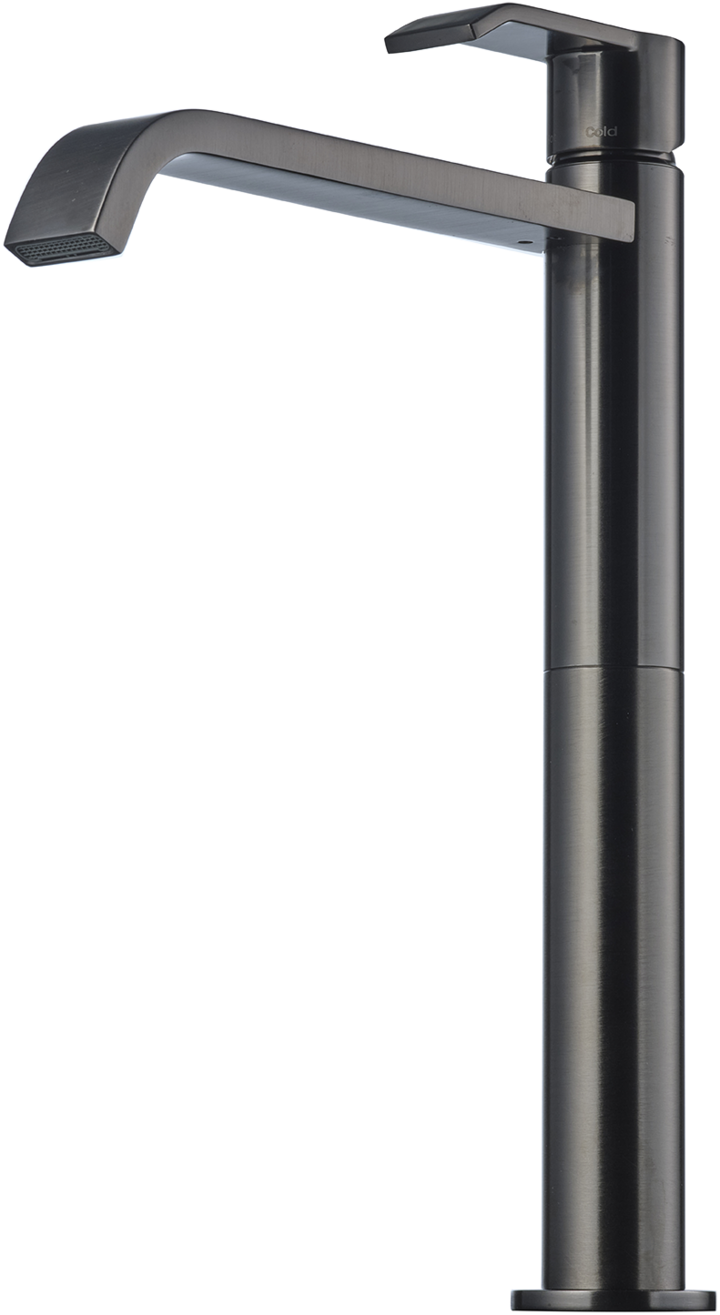Trendbo Tapwell Tvättställsblandare VIC081 Brushed Black Chrome 9424405