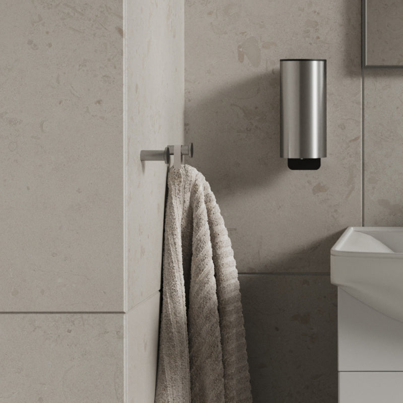 Tvåldispenser Stay Borstat rostfritt/svart Beslag Design bild 4